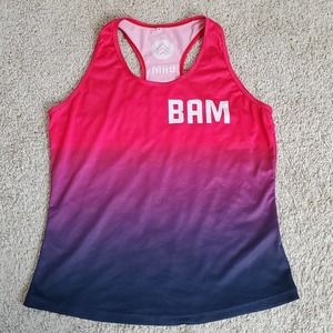 Bam Women tank top sleeveless sport running lightweight hiking gym sz M